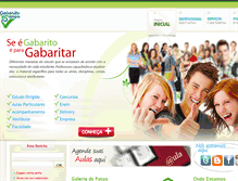 Tablet Screenshot of gabaritoaulas.com.br